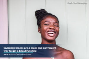 Invisalign braces are a quick and convenient